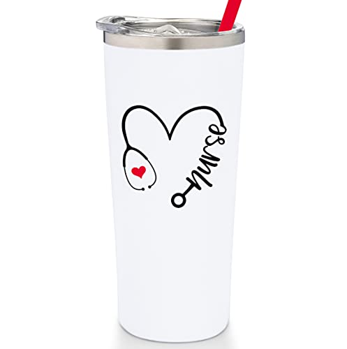 SassyCups Floral Tumbler With Straw