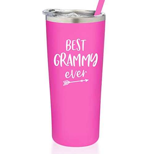 SassyCups Best Grammy Ever Stainless Steel Insulated Tumbler with